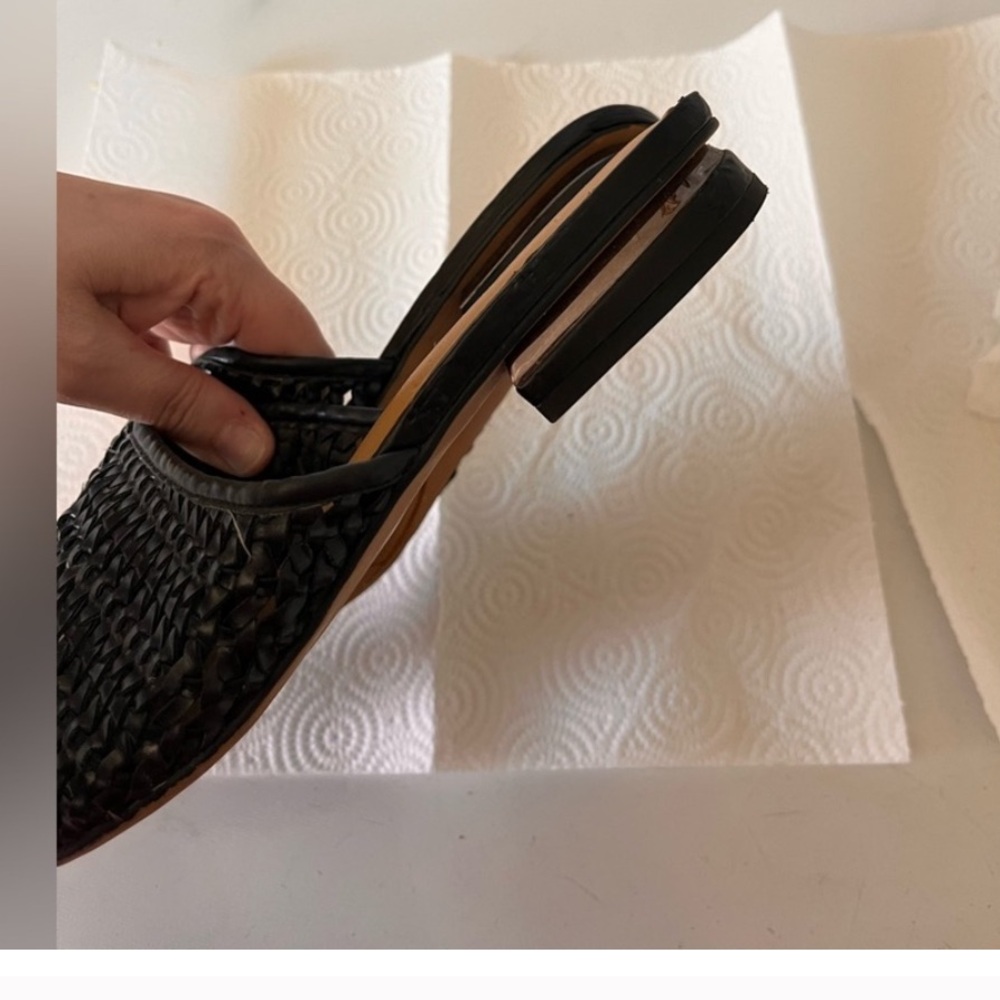 Franco Sarto black mules